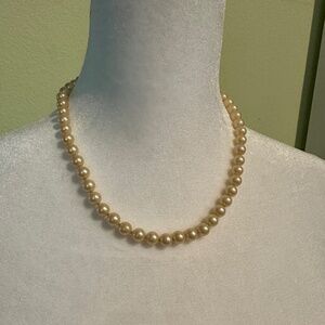 Vintage Glass Pearl Necklace
